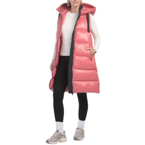 SAVE THE DUCK Jackets & Blazers - SAVE THE DUCK Iria A-line Long Quilted Vest